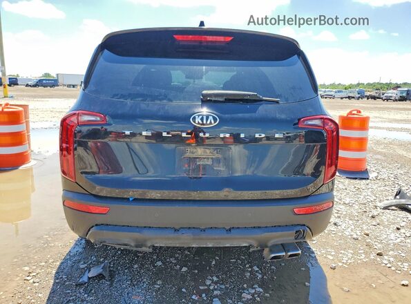 5XYP64HC6MG123031 2021 KIA TELLURIDE Black უკანა ხედი