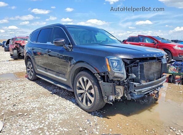 5XYP64HC6MG123031 2021 KIA TELLURIDE Black წინა მარჯვენა