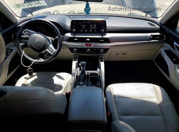 5XYP64HC6MG123031 2021 KIA TELLURIDE Black წინა პანელის ხედი
