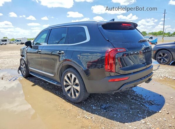 5XYP64HC6MG123031 2021 KIA TELLURIDE Black უკანა მარცხენა