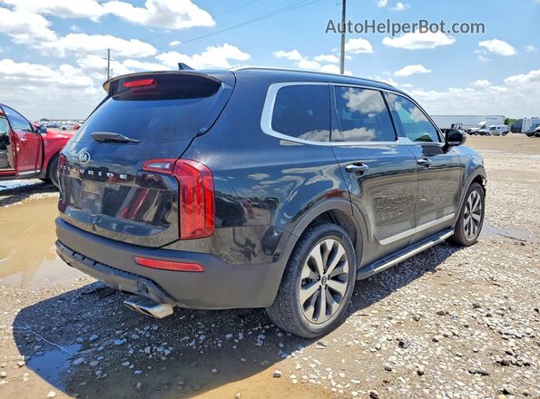 5XYP64HC6MG123031 2021 KIA TELLURIDE Black უკანა მარჯვენა