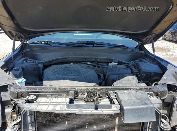 5XYP64HC6MG123031 2021 KIA TELLURIDE Black უკანა სალონის ხედი