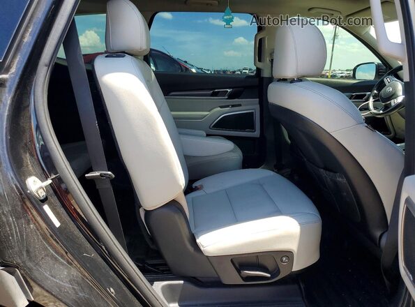 5XYP64HC6MG123031 2021 KIA TELLURIDE Black უკანა სავარძლების ხედი