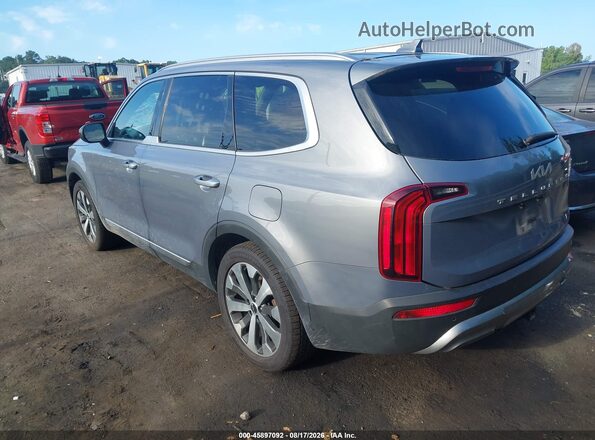 5XYP64HC6NG216584 2022 KIA TELLURIDE Gray Rear left
