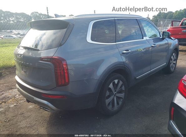 5XYP64HC6NG216584 2022 KIA TELLURIDE Gray Rear right
