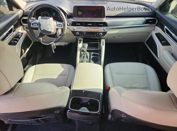 5XYP64HC7NG210759 2022 KIA TELLURIDE Gray Widok deski rozdzielczej