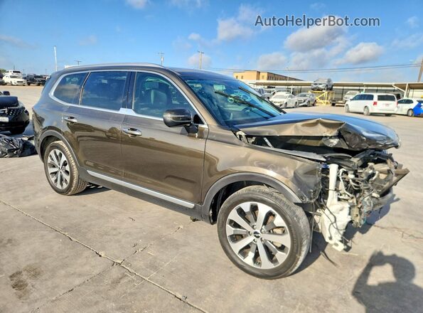 5XYP64HC7NG210759 2022 KIA TELLURIDE Gray Przód prawy