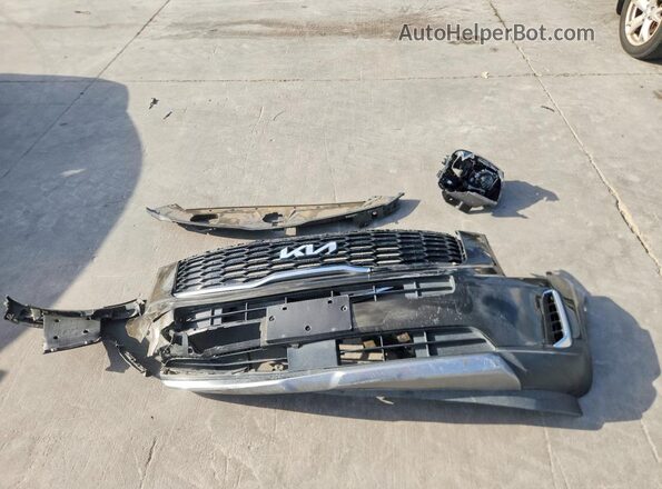 5XYP64HC7NG210759 2022 KIA TELLURIDE Gray Widok naklejki z numerem VIN
