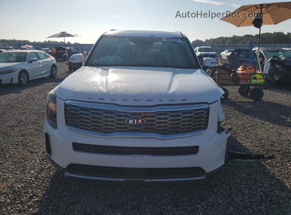 5XYP64HC8LG047441 2020 KIA TELLURIDE White წინა ხედი