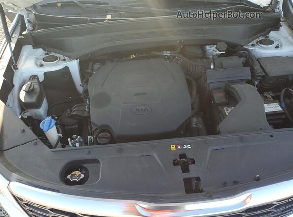5XYP64HC8LG047441 2020 KIA TELLURIDE White ძრავის განყოფილების ხედი