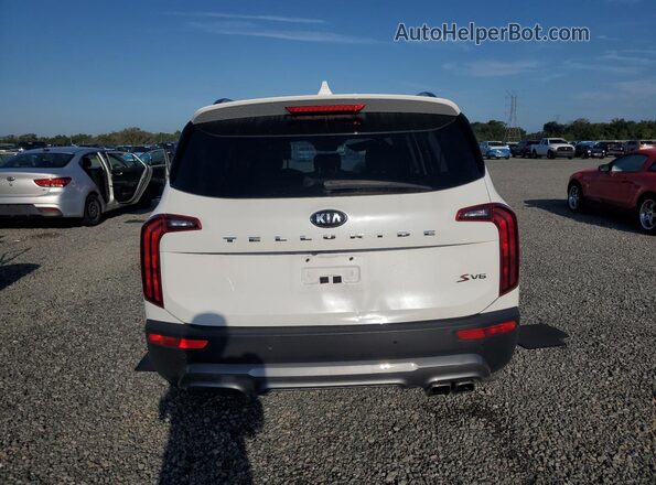 5XYP64HC8LG047441 2020 KIA TELLURIDE White უკანა ხედი