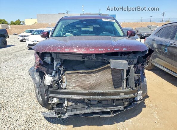 5XYP64HC9LG071876 2020 KIA TELLURIDE Burgundy Vista frontal