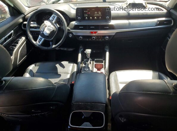 5XYP64HC9LG071876 2020 KIA TELLURIDE Burgundy Vista del salpicadero