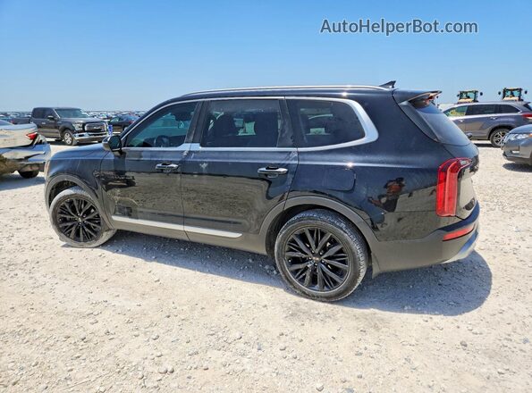 5XYP64HC9MG109141 2021 KIA TELLURIDE Черный Задняя левая четверть