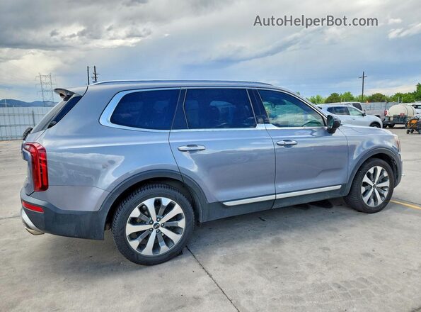 5XYP64HCXLG013677 2020 KIA TELLURIDE Silver Задня права чверть
