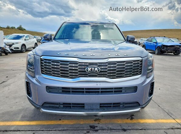 5XYP64HCXLG013677 2020 KIA TELLURIDE Silver Вид спереду