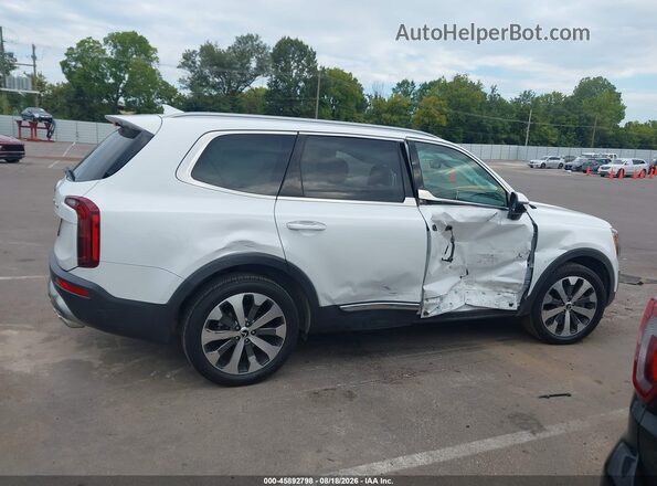 5XYP64HCXLG028356 2020 KIA TELLURIDE Белый Вид задней части салона