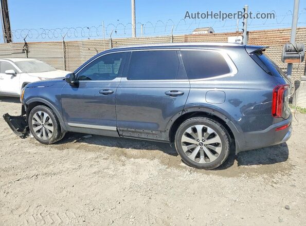 5XYP64HCXMG194507 2021 KIA TELLURIDE Gray უკანა მარცხენა