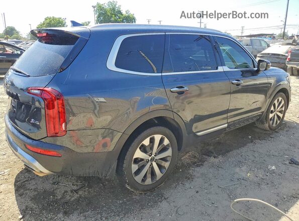 5XYP64HCXMG194507 2021 KIA TELLURIDE Gray უკანა მარჯვენა