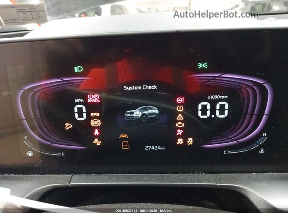 5XYP6DGC0RG437508 2024 KIA TELLURIDE Black Հետևի ձախ