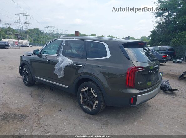 5XYP6DGC1PG362959 2023 KIA TELLURIDE Brown Tył lewy