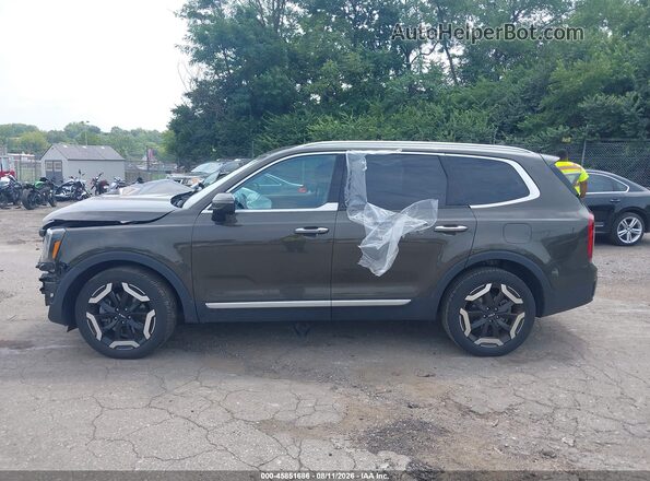 5XYP6DGC1PG362959 2023 KIA TELLURIDE Brown Widok wnętrza 360 stopni