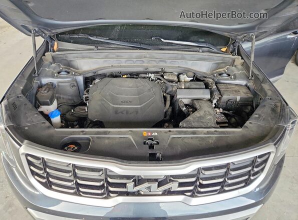 5XYP6DGC1RG432799 2024 KIA TELLURIDE Gray Շարժիչի բաժամունքի տեսք