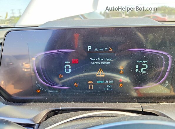 5XYP6DGC5SG725644 2025 KIA TELLURIDE White Vista del cuadro de instrumentos