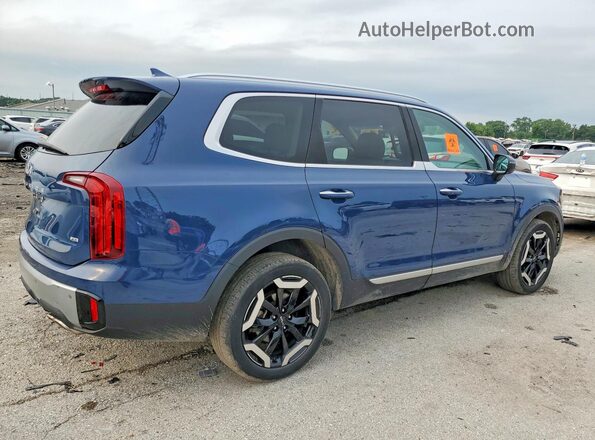 5XYP6DGC6PG337345 2023 KIA TELLURIDE Blue უკანა მარჯვენა