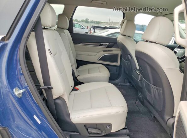 5XYP6DGC6PG337345 2023 KIA TELLURIDE Blue უკანა სალონის ხედი