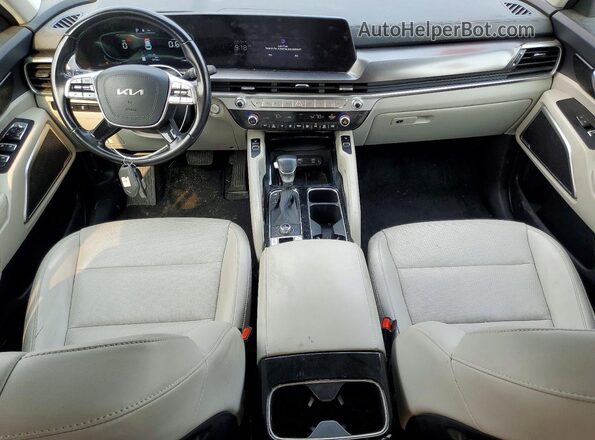 5XYP6DGC6PG337345 2023 KIA TELLURIDE Blue წინა პანელის ხედი