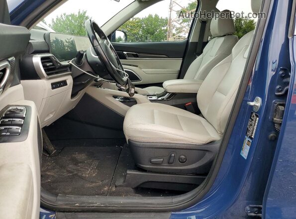 5XYP6DGC6PG337345 2023 KIA TELLURIDE Blue წინა სალონის ხედი