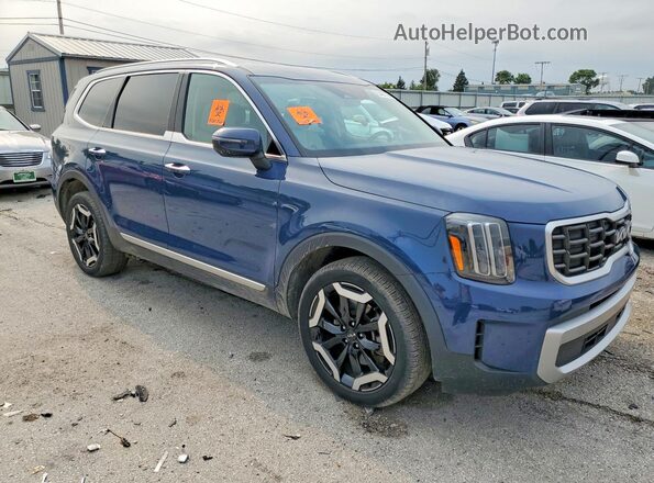 5XYP6DGC6PG337345 2023 KIA TELLURIDE Blue წინა მარჯვენა