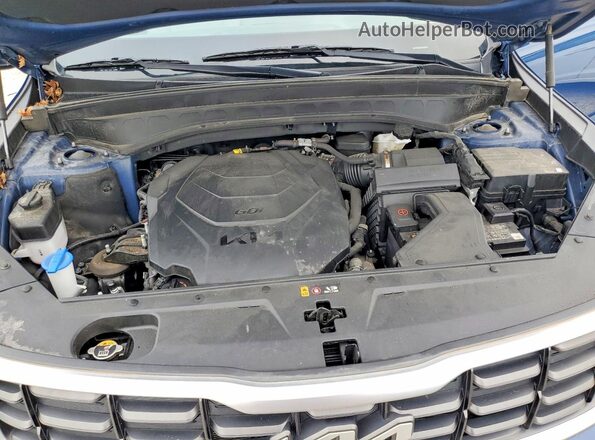 5XYP6DGC6PG337345 2023 KIA TELLURIDE Blue ძრავის განყოფილების ხედი