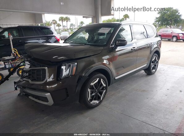 5XYP6DGC6RG437755 2024 KIA TELLURIDE Зеленый Передняя левая четверть