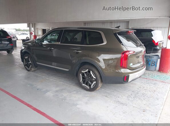 5XYP6DGC6RG437755 2024 KIA TELLURIDE Зеленый Задняя левая четверть