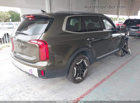 5XYP6DGC6RG437755 2024 KIA TELLURIDE Зеленый Задняя правая четверть
