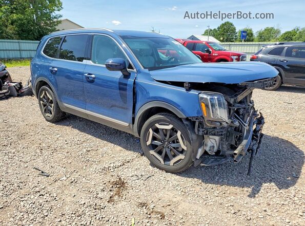 5XYP6DGC6RG451011 2024 KIA TELLURIDE Blue Delantero derecho