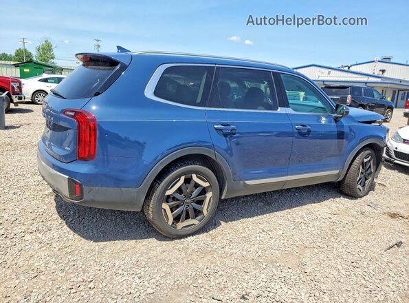 5XYP6DGC6RG451011 2024 KIA TELLURIDE Blue Trasero derecho