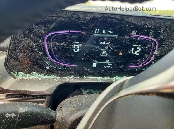 5XYP6DGC6RG502698 2024 KIA TELLURIDE Gray Вид щитка приладів