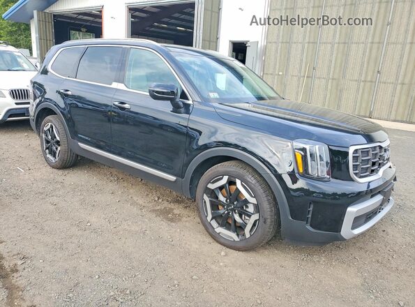 5XYP6DGC7SG653295 2025 KIA TELLURIDE Black Widok wnętrza z przodu