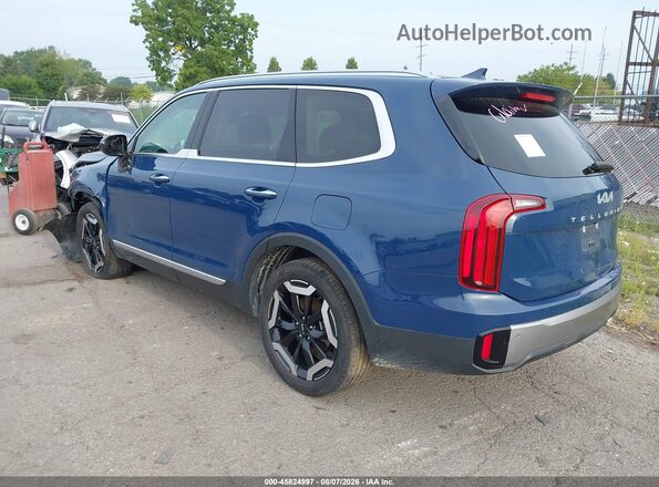 5XYP6DGC8SG588165 2025 KIA TELLURIDE Синий Задняя левая четверть