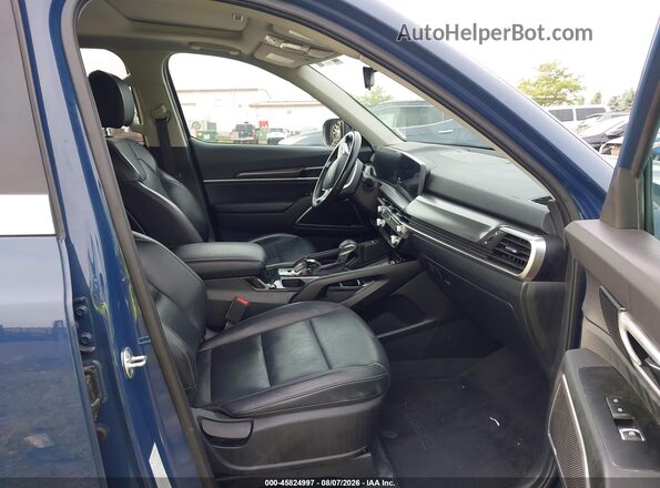 5XYP6DGC8SG588165 2025 KIA TELLURIDE Синий Вид салона спереди