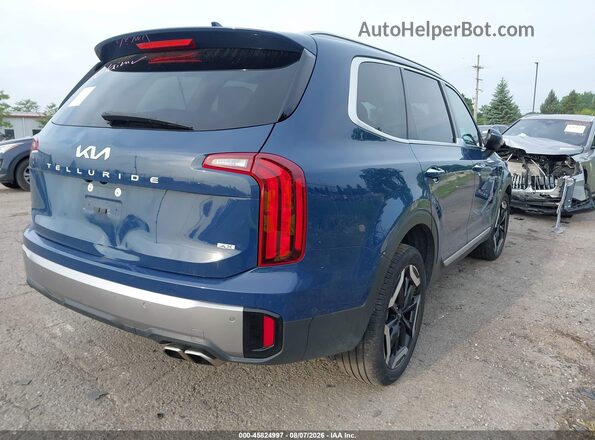 5XYP6DGC8SG588165 2025 KIA TELLURIDE Синий Задняя правая четверть