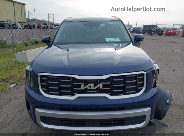 5XYP6DGC8SG588165 2025 KIA TELLURIDE Синий Вид щитка приборов