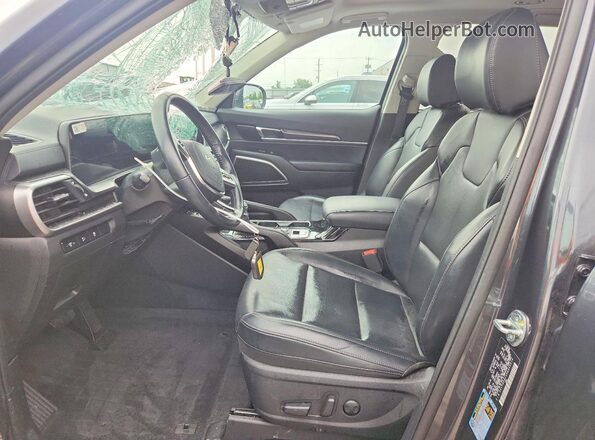 5XYP6DGCXRG549510 2024 KIA TELLURIDE Charcoal Front interior view