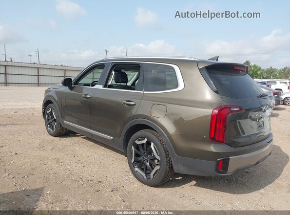 5XYP6DGCXSG690079 2025 KIA TELLURIDE Green Rear left