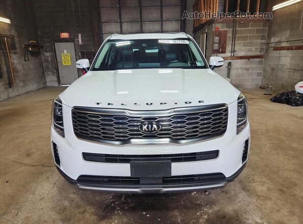 5XYP6DHC2LG035706 2020 KIA TELLURIDE White Widok z przodu