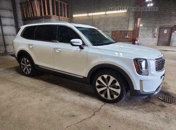 5XYP6DHC2LG035706 2020 KIA TELLURIDE White Przód prawy