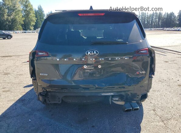 5XYP6DHC2MG137234 2021 KIA TELLURIDE Green Vista trasera